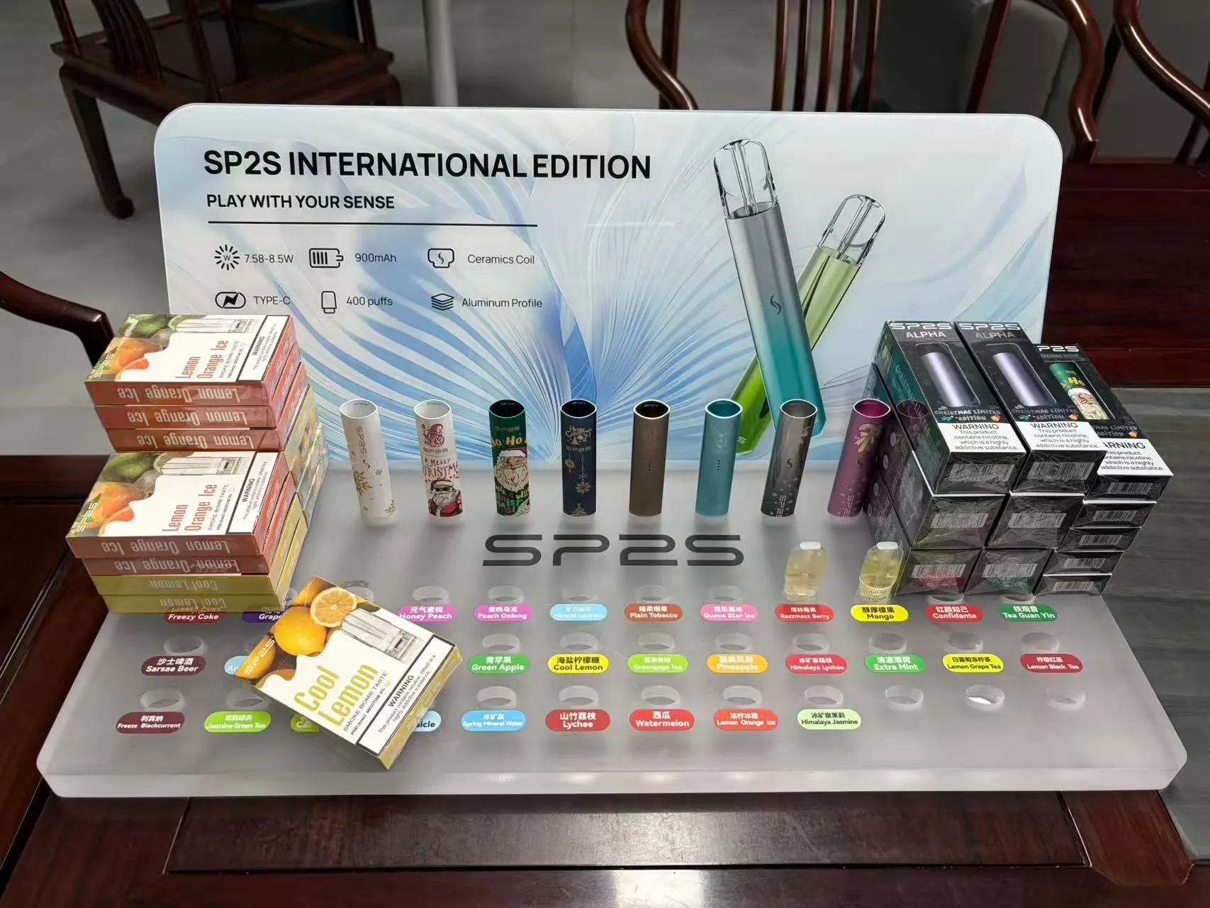 SP2S 聖誕限定主機 | SP2S 電子煙主機推薦 | 一代煙彈通用/雙檔調節 | SP2 鈦主機現貨(图3)